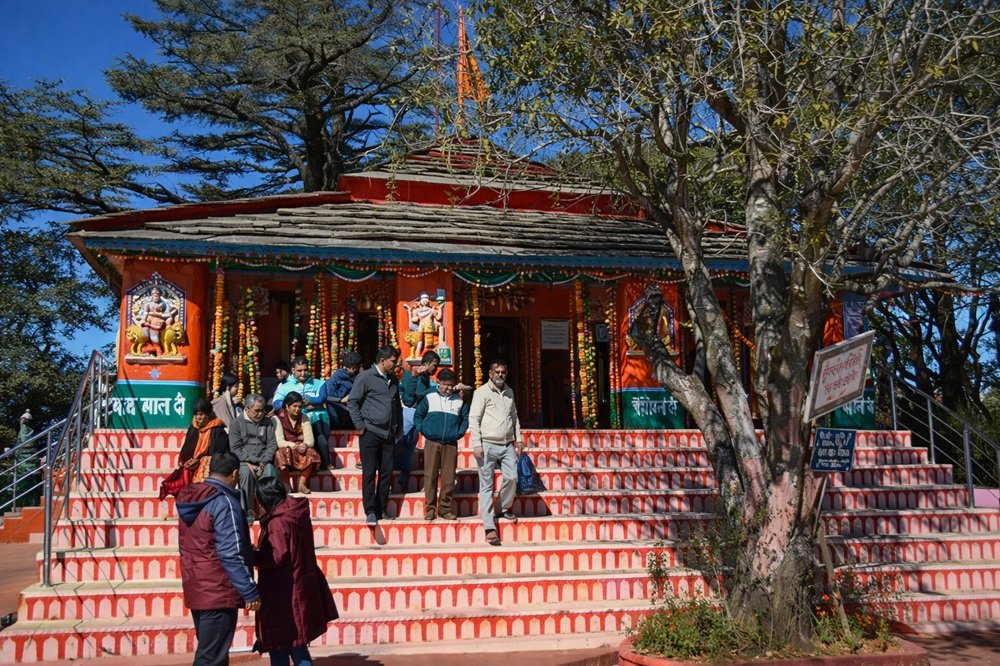 Dunagiri Mata Temple in the hills near Dwarahat and Babaji Cave